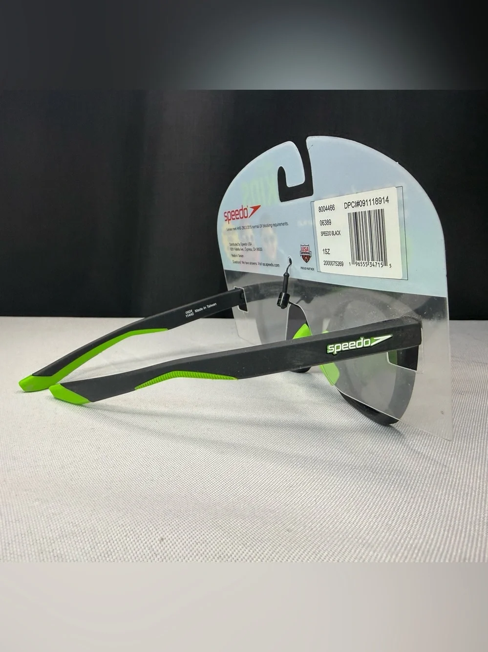 ☀️SUMMER SALE☀️Speedo Kids' Sunglasses - Black/Lime: Maximum UV Protection, NWT